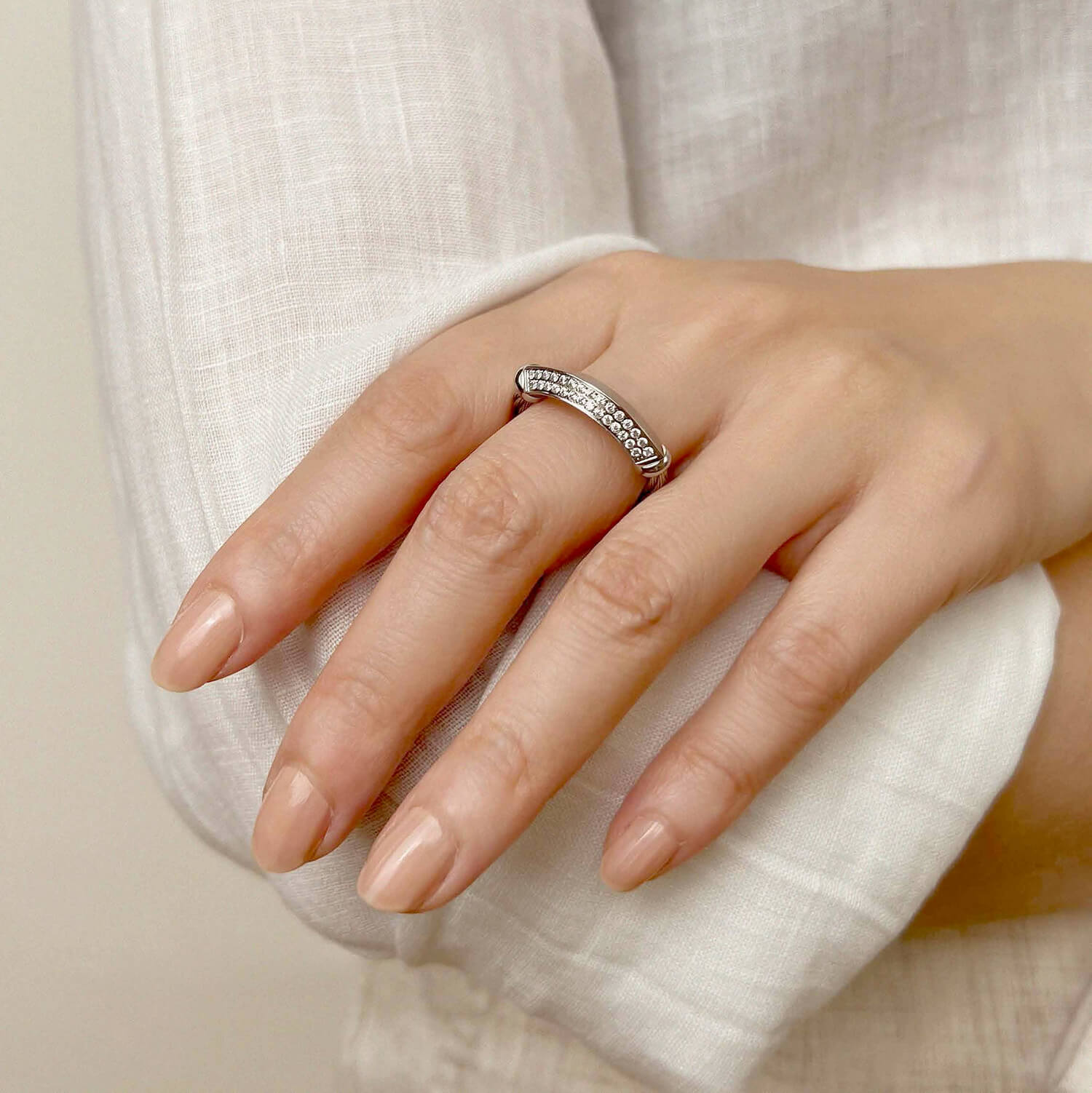 Steel_Steel na may 23 Zirconias