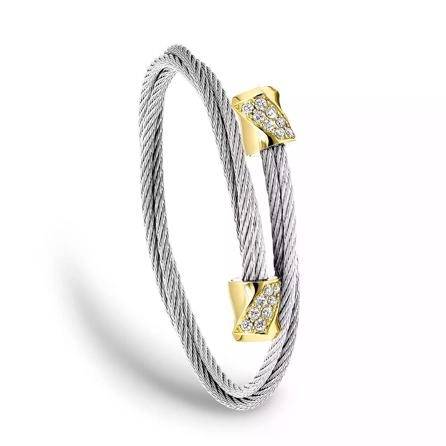 Steel_Gold 18KT na may 16 Diamonds 0.67ct