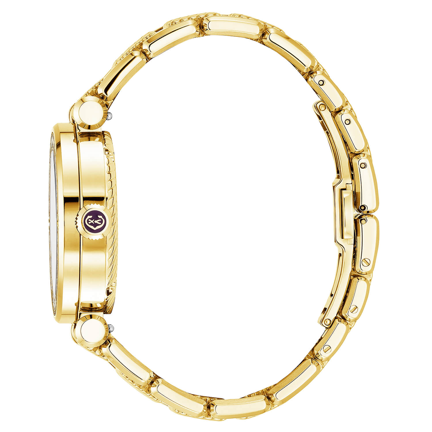 NAVIGATOR CRUISE, 36MM, KUWARTS KALIBRE, INA-NG PERLAS DIAL, 30 DIAMONDS BEZEL, BAKAL DILAW GINTO PVD MAPAGPAPALIT BRACELET - Charriol Geneve - Panoorin