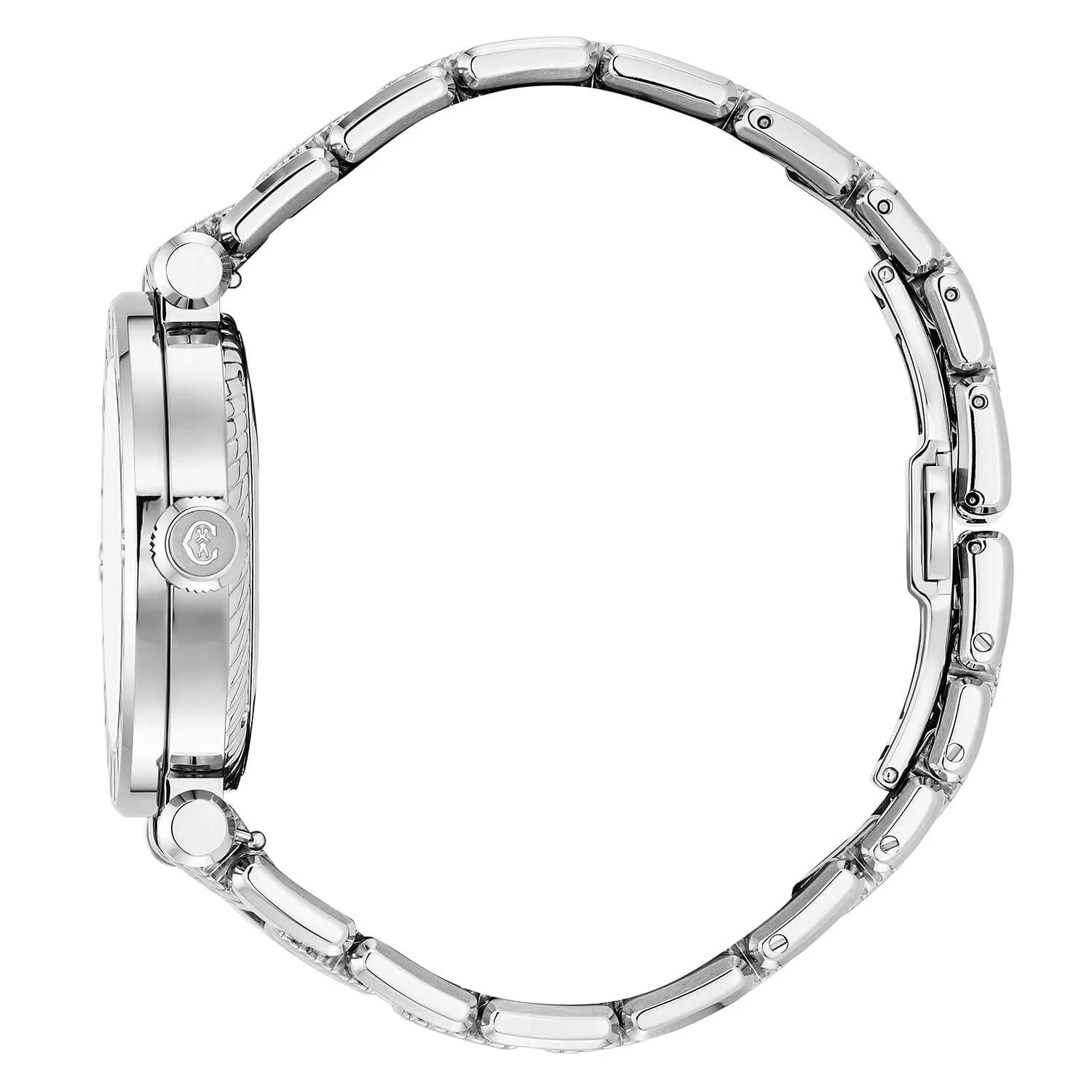 NAVIGATOR CRUISE, 41MM, QUARTZ CALIBRE, WHITE DIAL, STEEL "CHARRIOL CHARRIOL" BEZEL, METAL INTERCHANGEABLE BRACELET - ©2025 Philippe Charriol International Ltd. - Watch