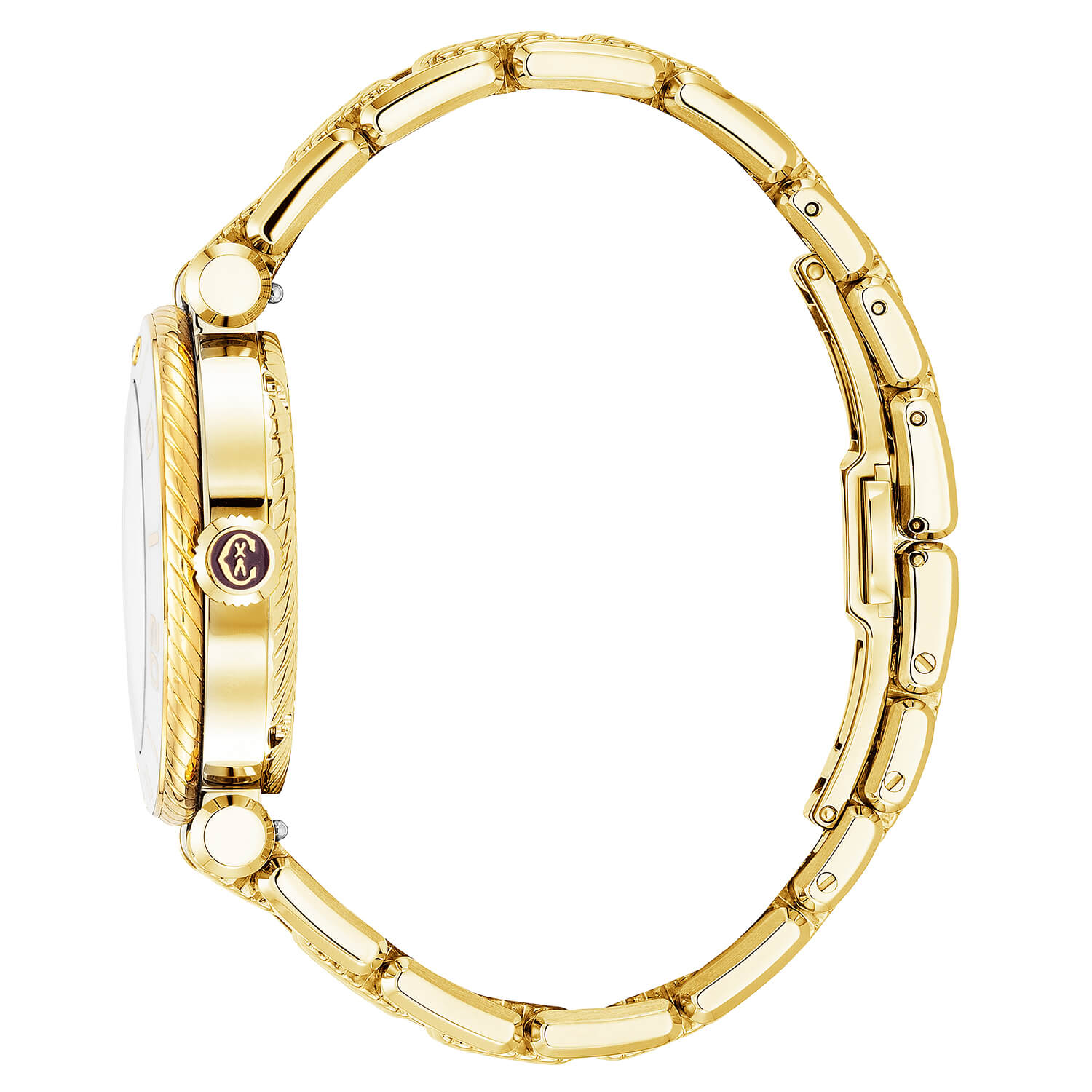 NAVIGATOR SURF, 36MM, AWTOMATIKONG KALIBRE, PUTING DIAL, PUTING BEZEL, DILAW NA GINTO PVD MAPAGPAPALIT BRACELET - Charriol Geneve - Panoorin