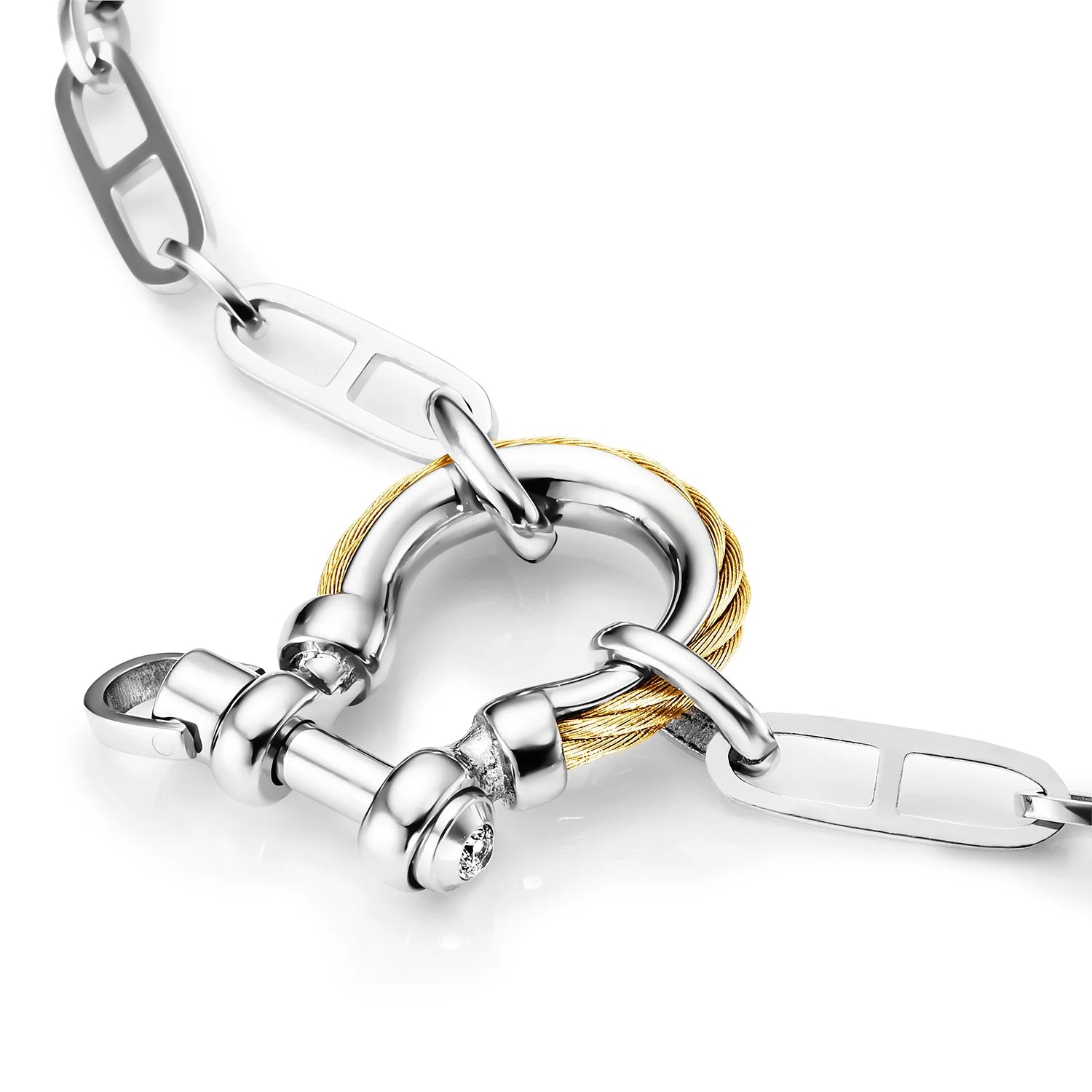 Steel_Yellow Gold_40cm hanggang 45cm
