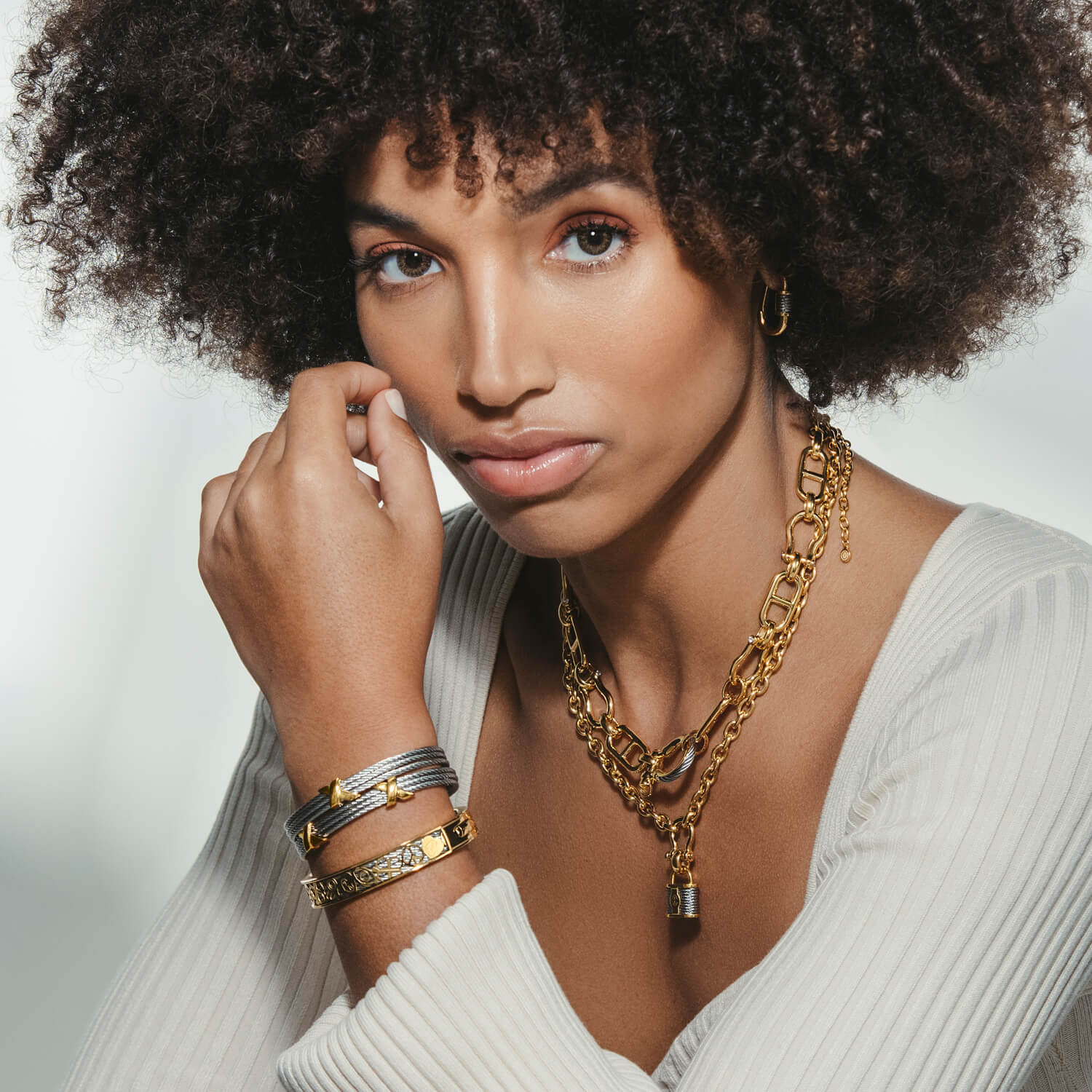 Dilaw na Gold_Steel_45cm hanggang 53cm