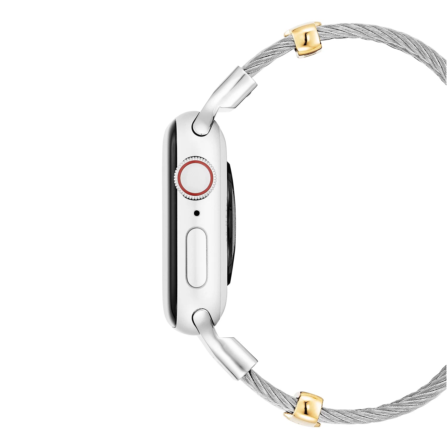 Steel na may Dilaw na Ginto Décors_Wrist 16cm