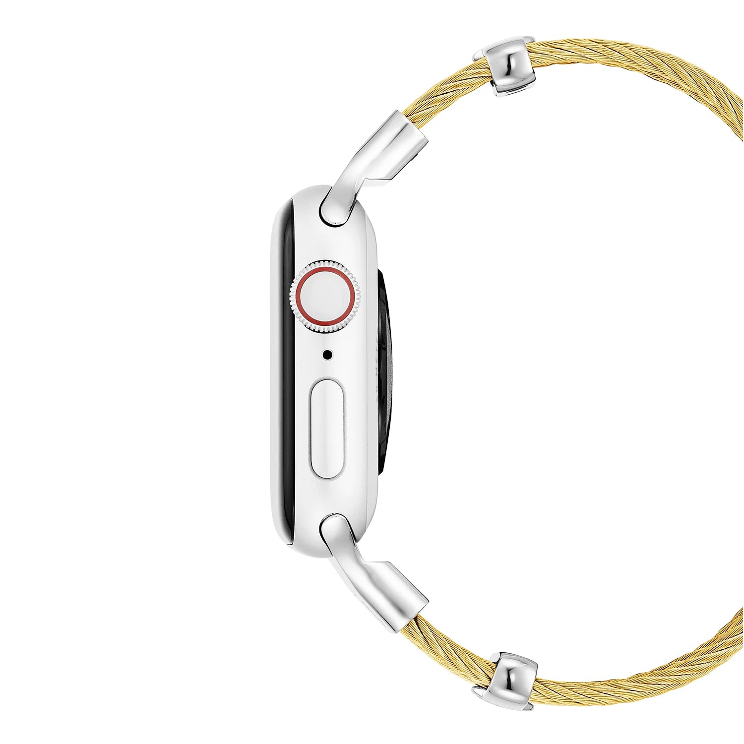 Dilaw na Ginto na may Steel Décors_Wrist 18cm