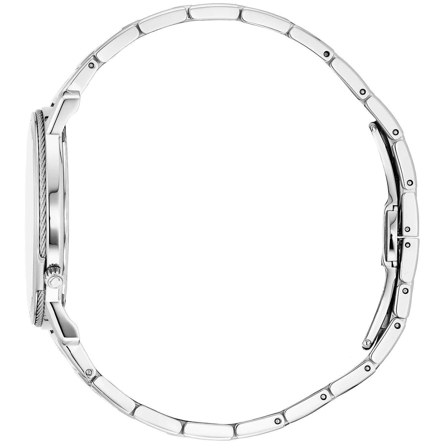 CELTIC LEGACY, 40MM, KUWARTS KALIBRE, ASUL NA "CLOUS DE PARIS" DIAL, BAKAL BEZEL, BAKAL BRACELET - Charriol Geneve - Panoorin