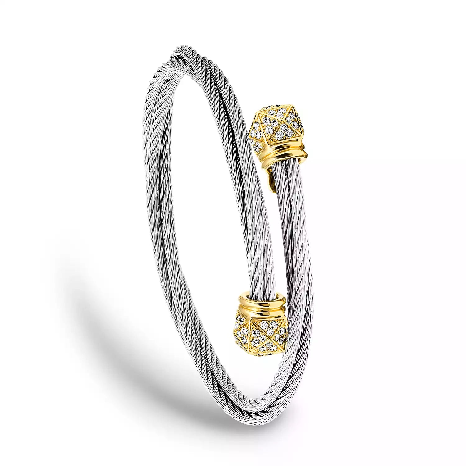 Steel_Gold 18KT na may 120 Diamonds 1.60ct