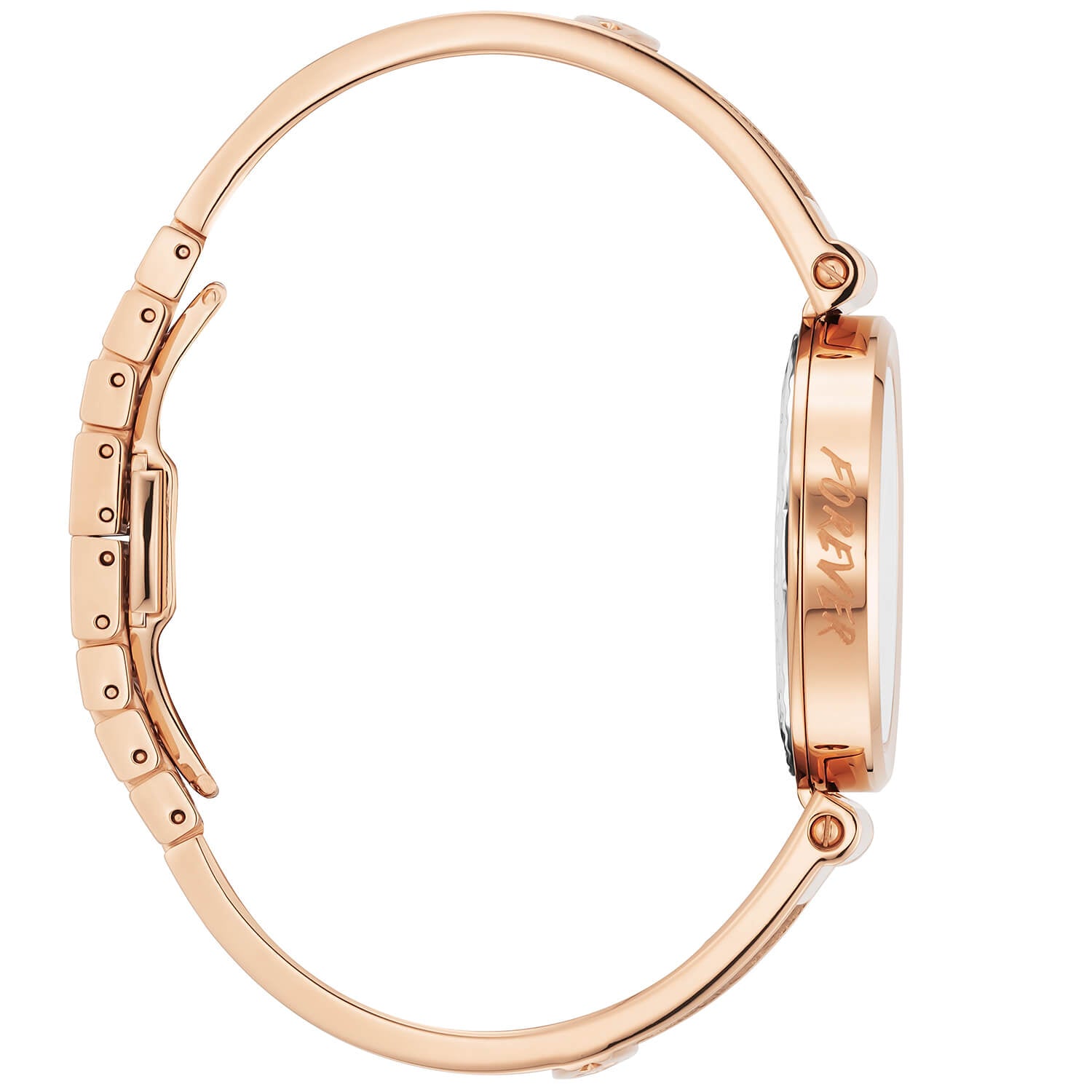 FOREVER, 32MM, KUWARTS KALIBRE, INA-NG-PERLAS DIAL, ROSAS GINTO PVD BEZEL, BAKAL CABLE BRACELET - Charriol Geneve - Panoorin