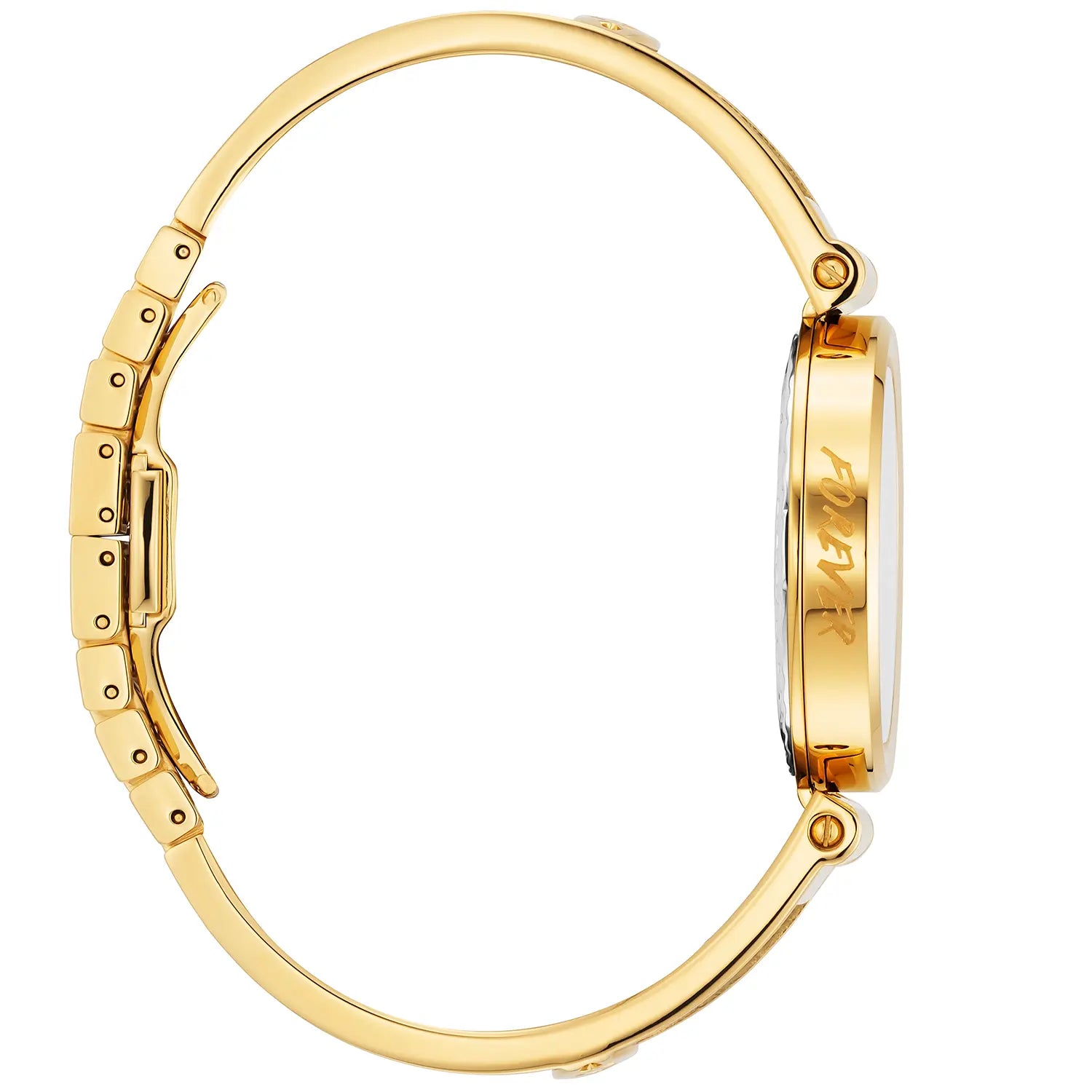 FOREVER, 32MM, KUWARTS KALIBRE, INA-NG-PERLAS DIAL, DILAW NA GINTO PVD BEZEL, BAKAL CABLE BRACELET - Charriol Geneve - Panoorin