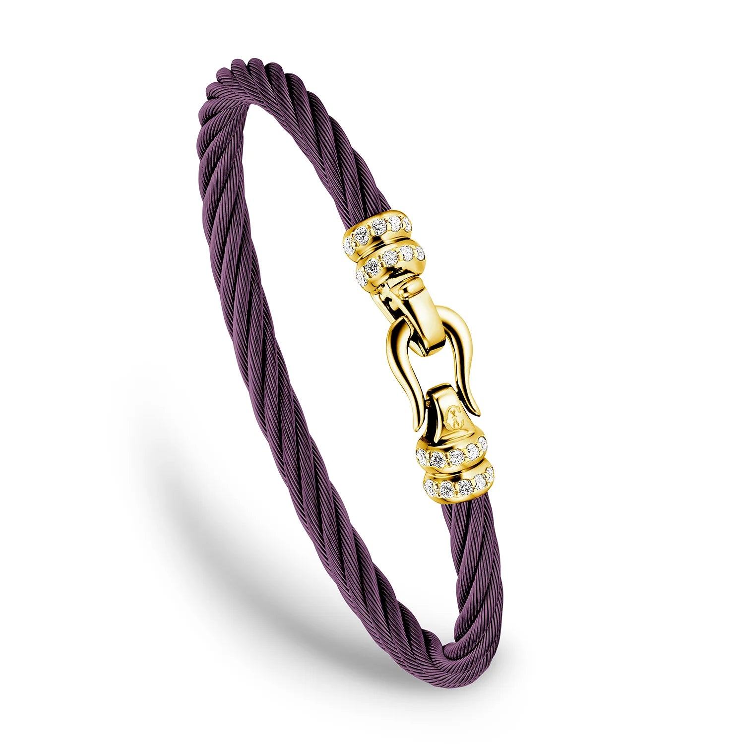 Purple_Gold 18KT na may 24 Diamonds 0.36ct