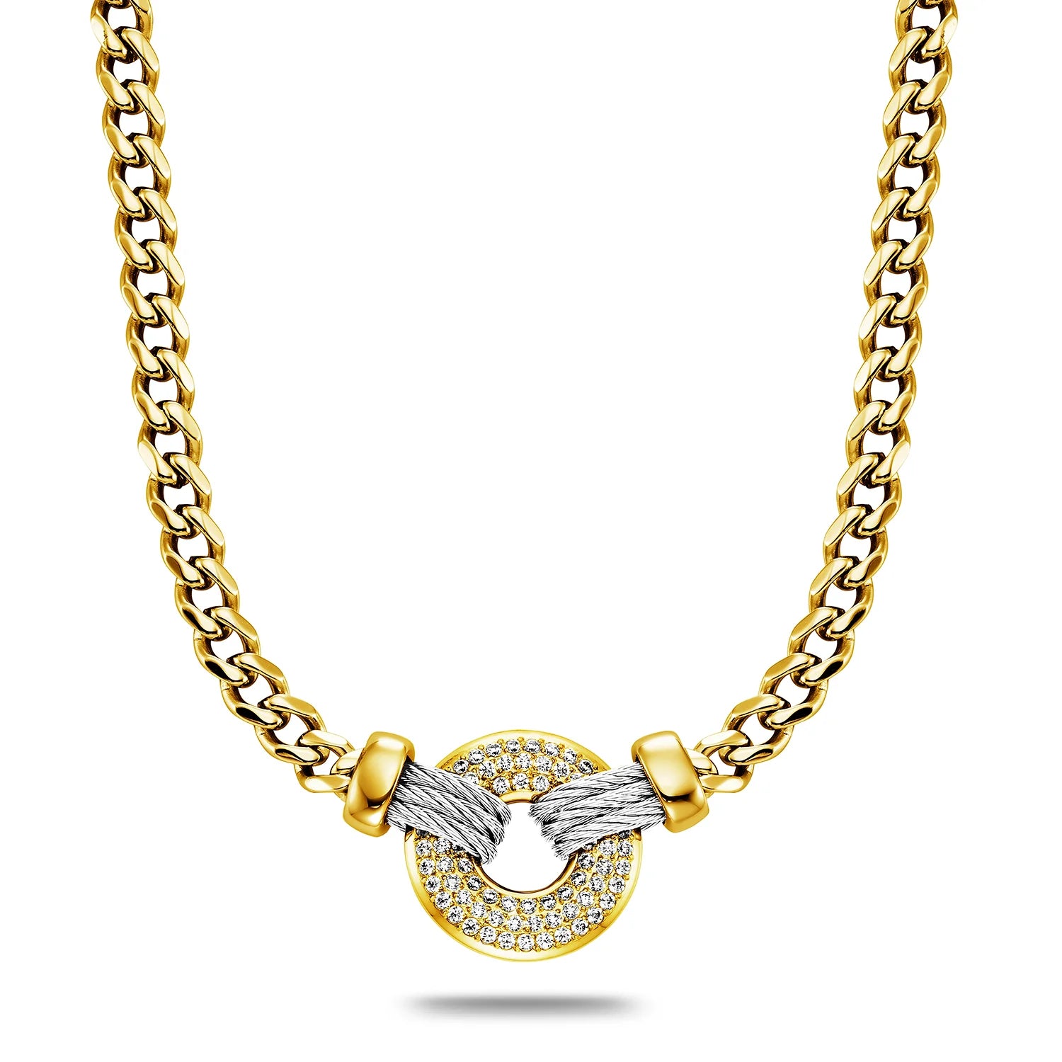 Steel_73 Zirconia Pendant