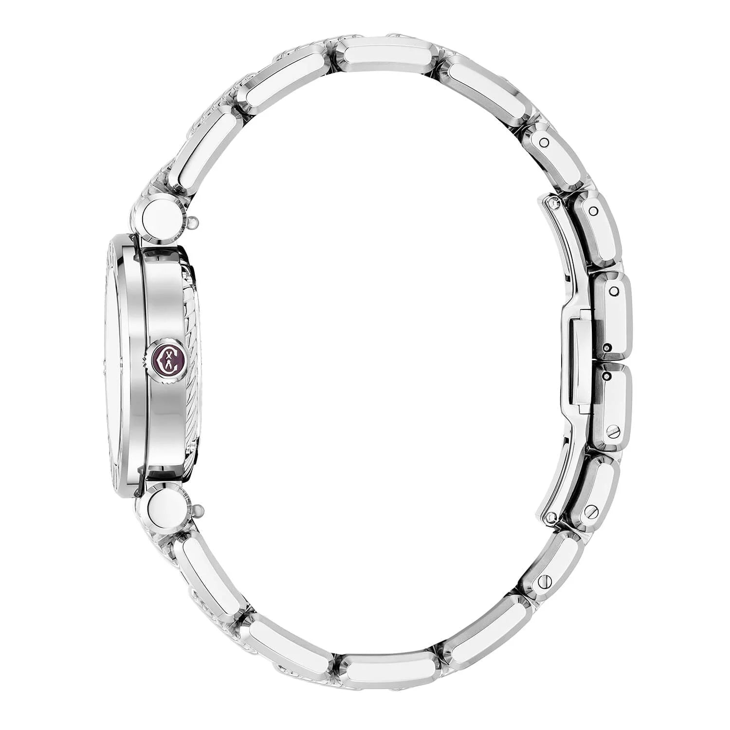 NAVIGATOR CRUISE, 28MM, QUARTZ CALIBRE, WHITE MOTHER-OF-PEARL WITH 12 ROMAN FIGURES DIAL, STEEL "CHARRIOL CHARRIOL" WITH 2 SCREWS BEZEL, METAL INTERCHANGEABLE BRACELET - © 2024 Charriol -  Watch