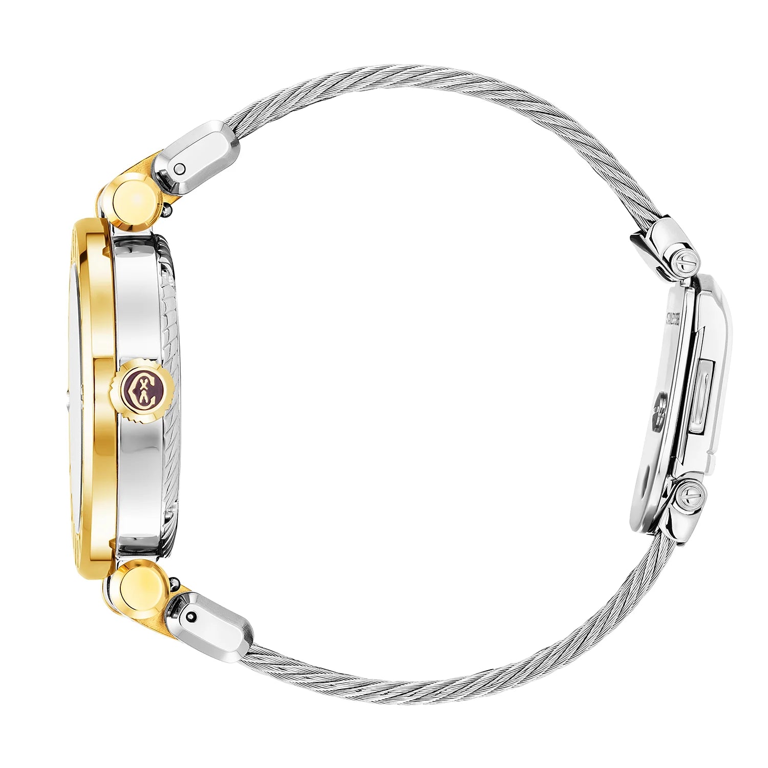 NAVIGATOR CRUISE, 36MM, QUARTZ CALIBRE, INA NG PERLAS DIAL, "CHARRIOL CHARRIOL" BEZEL, STEEL CABLE MAPAGPAPALIT BRACELET - Charriol Geneve - Panoorin