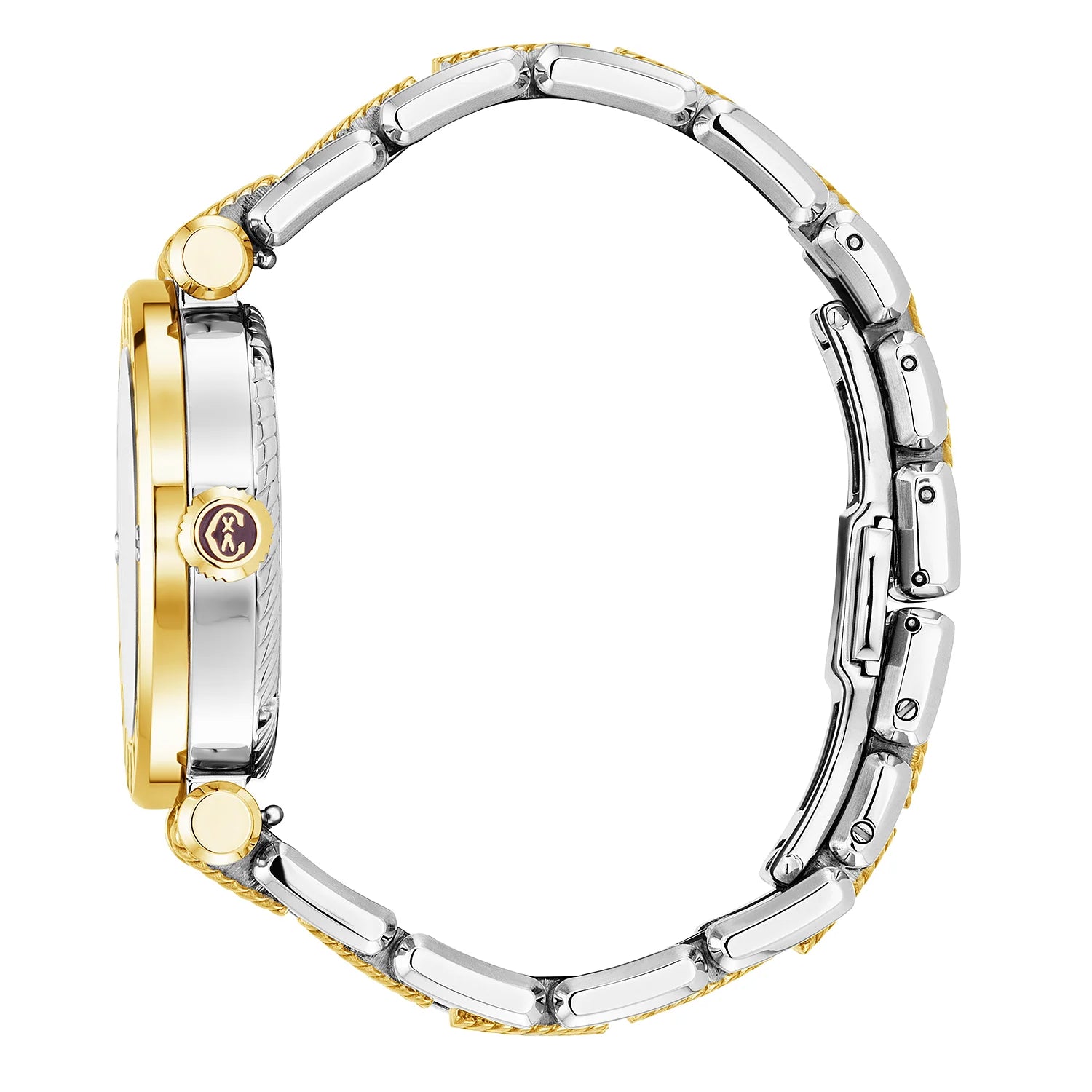 NAVIGATOR CRUISE, 36MM, KUWARTS KALIBRE, INA NG PERLAS NA MAY 10 DIAL DIAMONDS, "CHARRIOL CHARRIOL" BEZEL, BICOLOR MAPAGPAPALIT BRACELET - Charriol Geneve - Panoorin