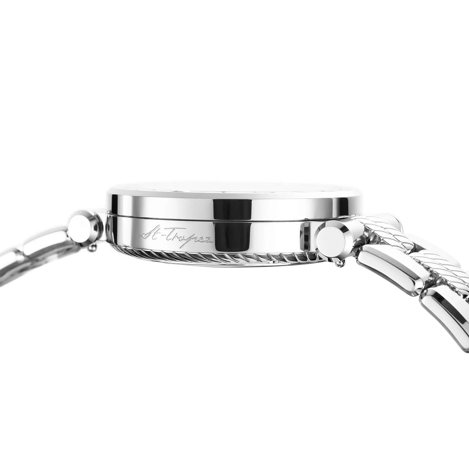 NAVIGATOR CRUISE, 41MM, QUARTZ CHRONOGRAPH CALIBRE, BLACK WITH 3 RHODIUM MIRRORS & INDEX DIAL, STEEL "CHARRIOL CHARRIOL" WITH 2 SCREWS BEZEL, METAL INTERCHANGEABLE BRACELET - © 2024 Charriol -  Watch