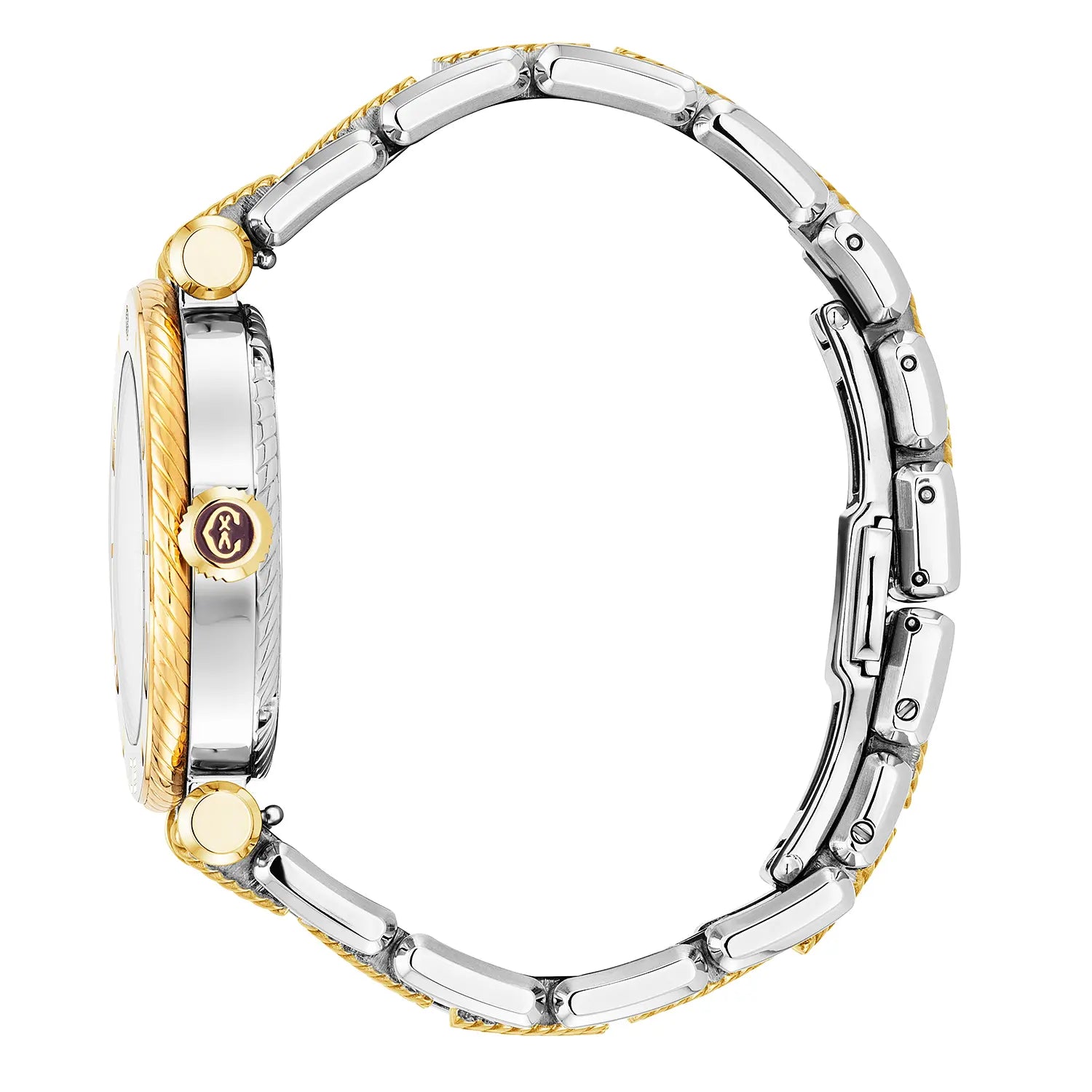 NAVIGATOR SURF, 36MM, AWTOMATIKONG KALIBRE, PUTING DIAL, PUTING BEZEL, BAKAL BICOLOR MAPAGPAPALIT BRACELET - Charriol Geneve - Panoorin