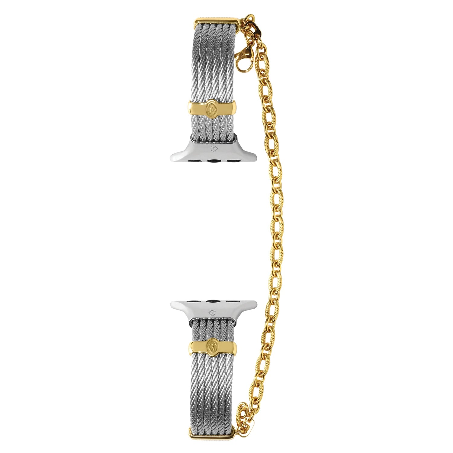 Steel na may Dilaw na Ginto Décors_Wrist 16cm
