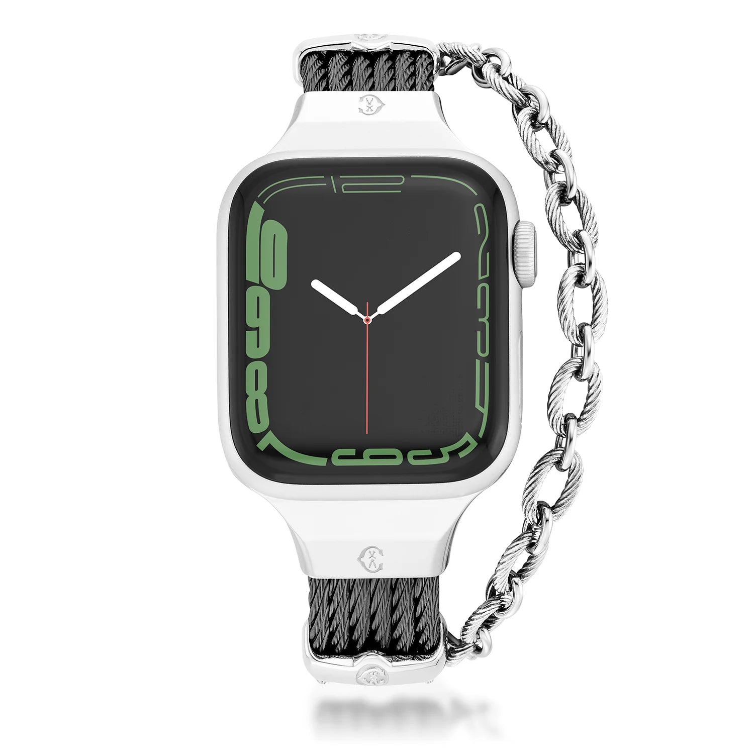 Itim na may Steel Décors_Wrist 16cm