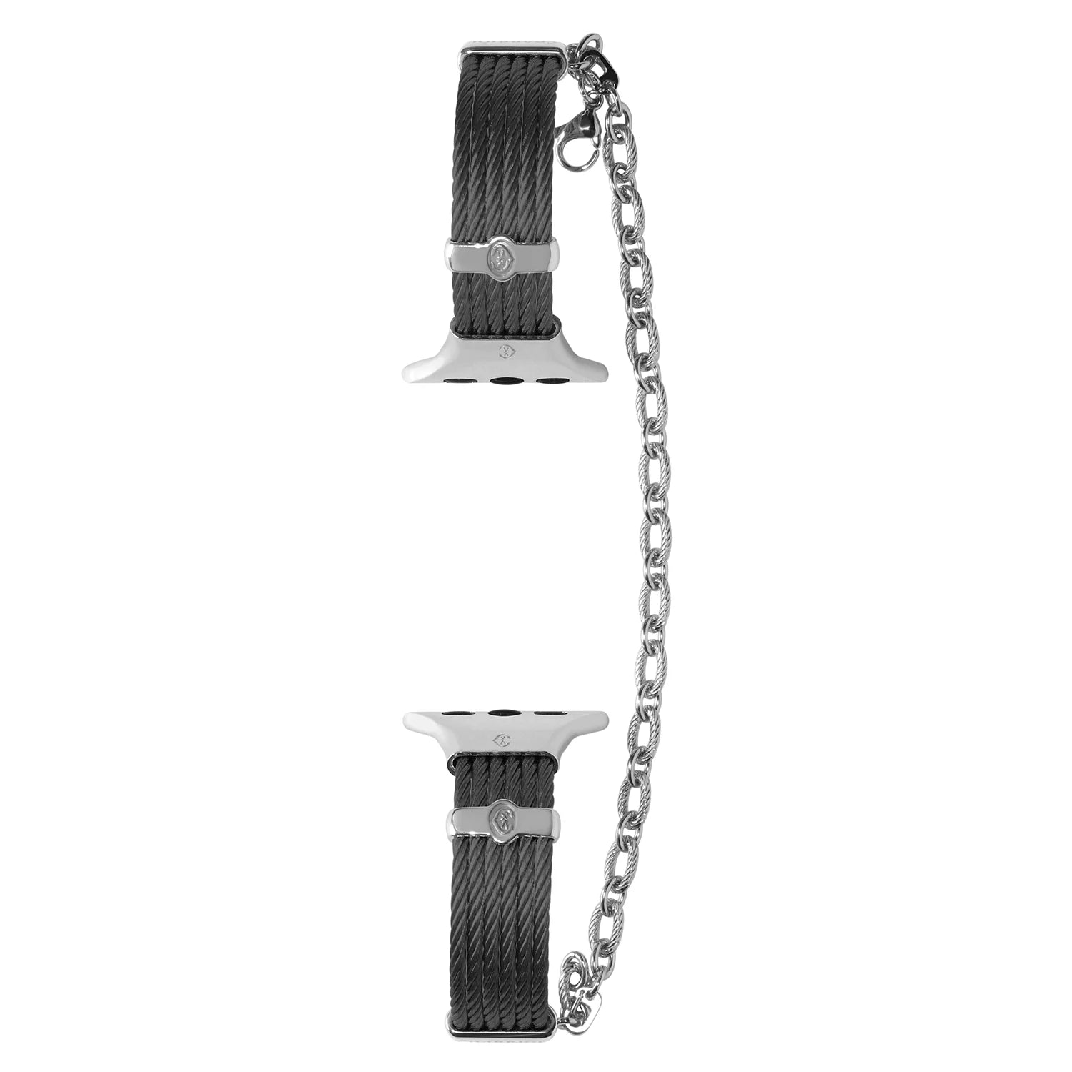 Itim na may Steel Décors_Wrist 16cm