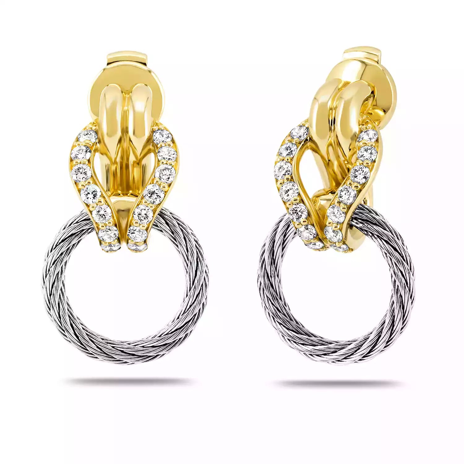 Steel_Gold 18KT na may 28 Diamonds 0.42ct